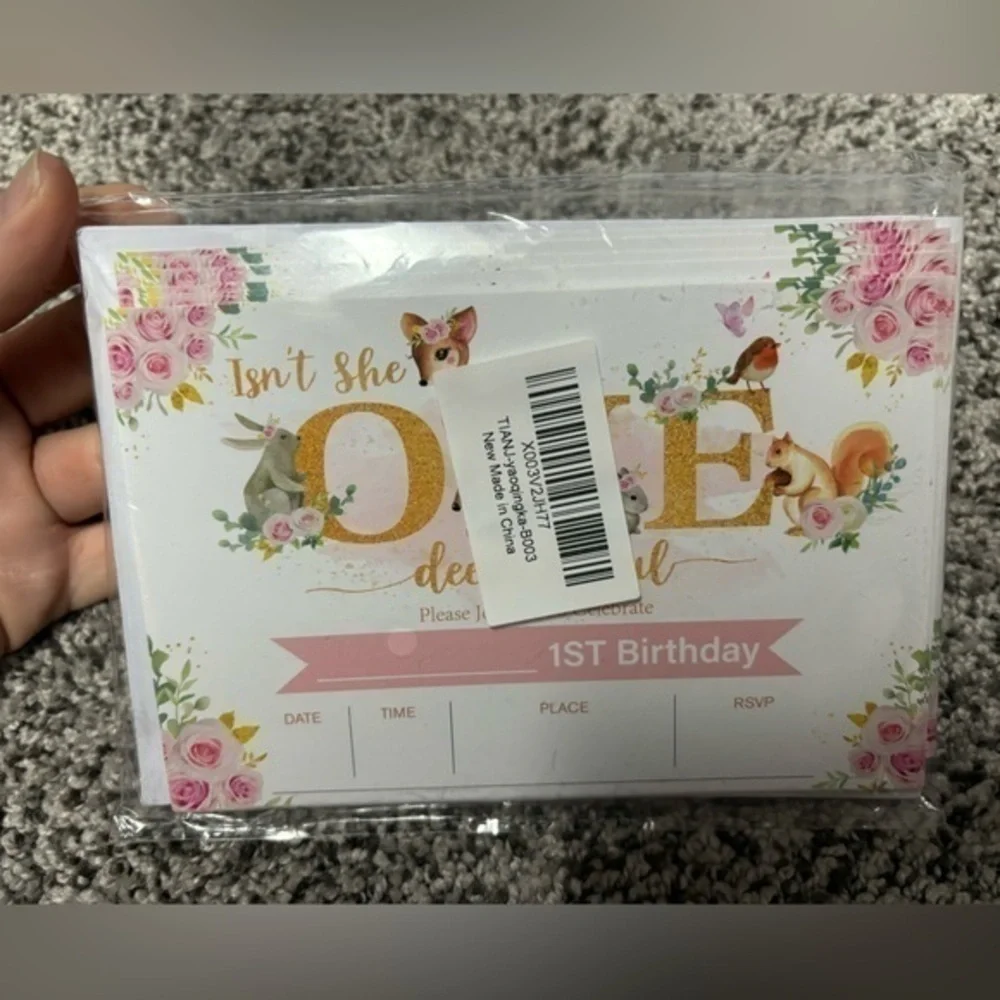 1st Birthday Party invites